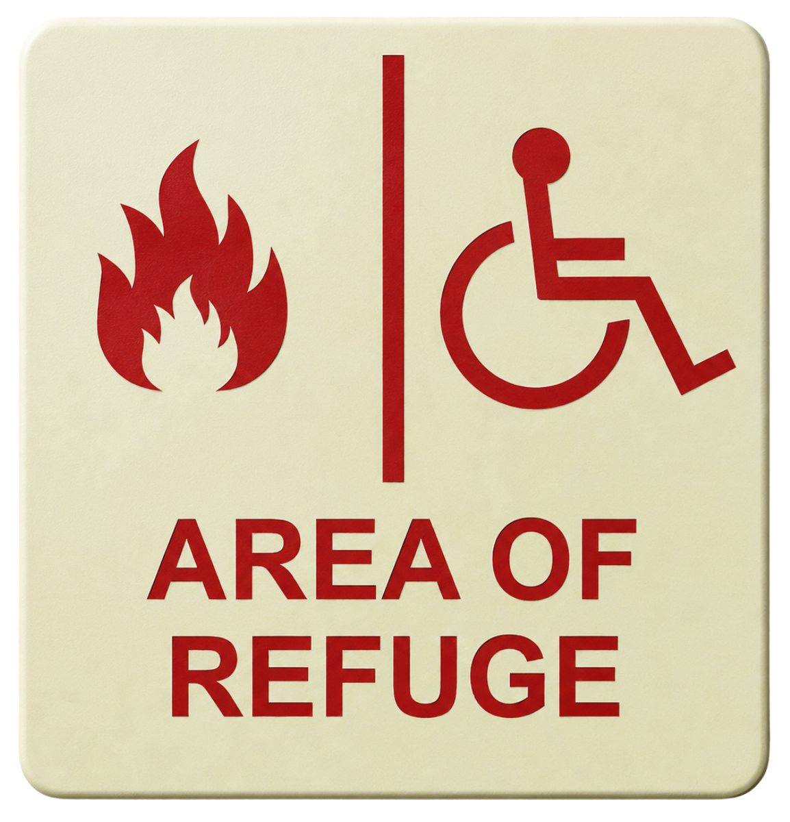 Illuminated signal "area of refuge" 7041