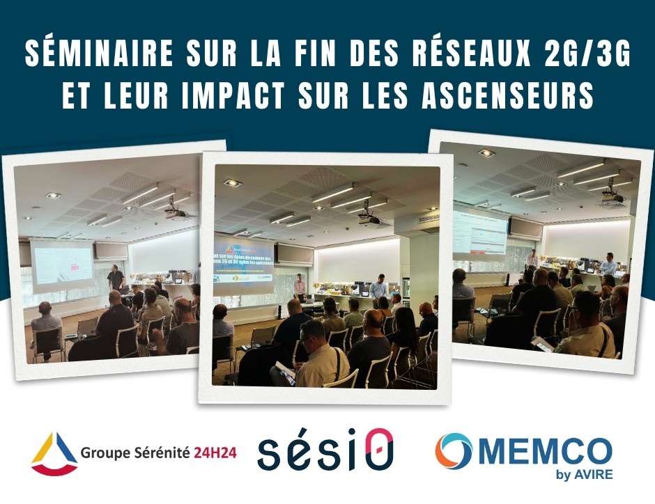 fin 2G/3G communication ascenseur France