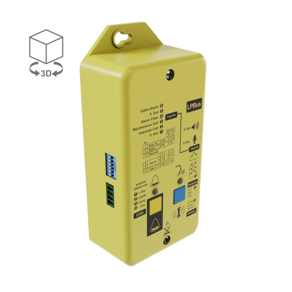 DCP Accessories Top of Car Digital Audio Unit 3D model