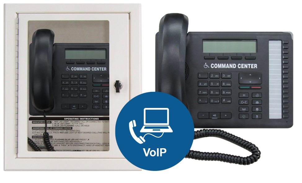 Ip command center for 1 128 elevator phones avire