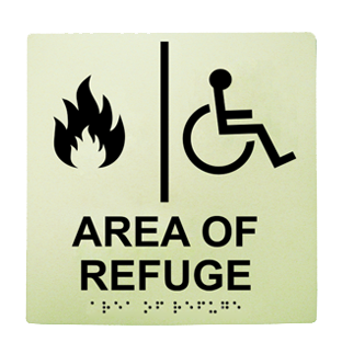 7046-Photoluminescent-Area-of-Refuge-Sign-with-Braille